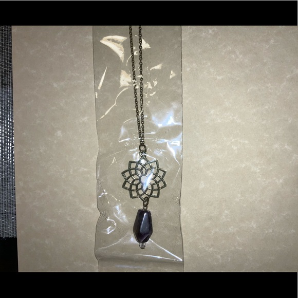 🌺Crown Chakra Amethyst Necklace NWT! - Picture 5 of 6